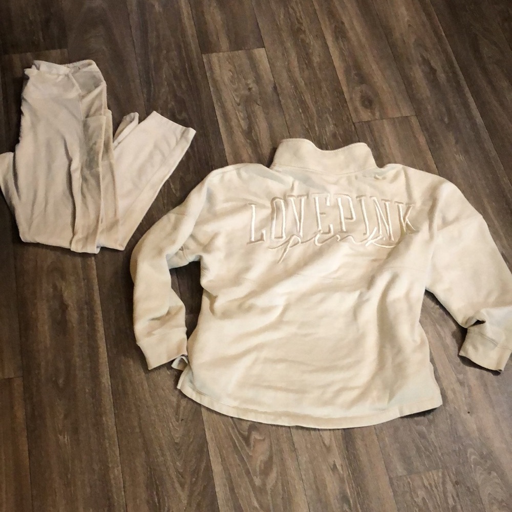VS Pink Nude Set